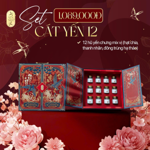 Set Quà Tết Cát Yến 12 – Quà Biếu Cao Cấp Tết Bính Ngọ 2026